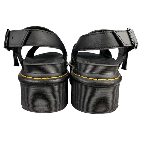 Dr. Martens Women’s Voss Quad Black Platform Sandals Size US 8 - Picture 8 of 11